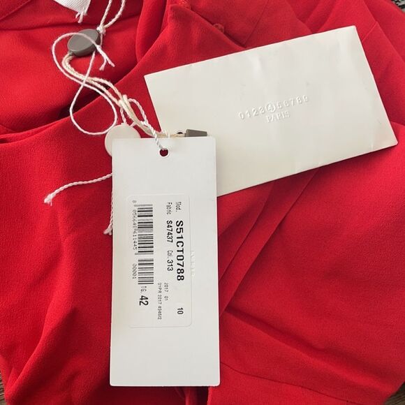 Maison Margiela sz 42 red midi dress - Picture 13 of 13